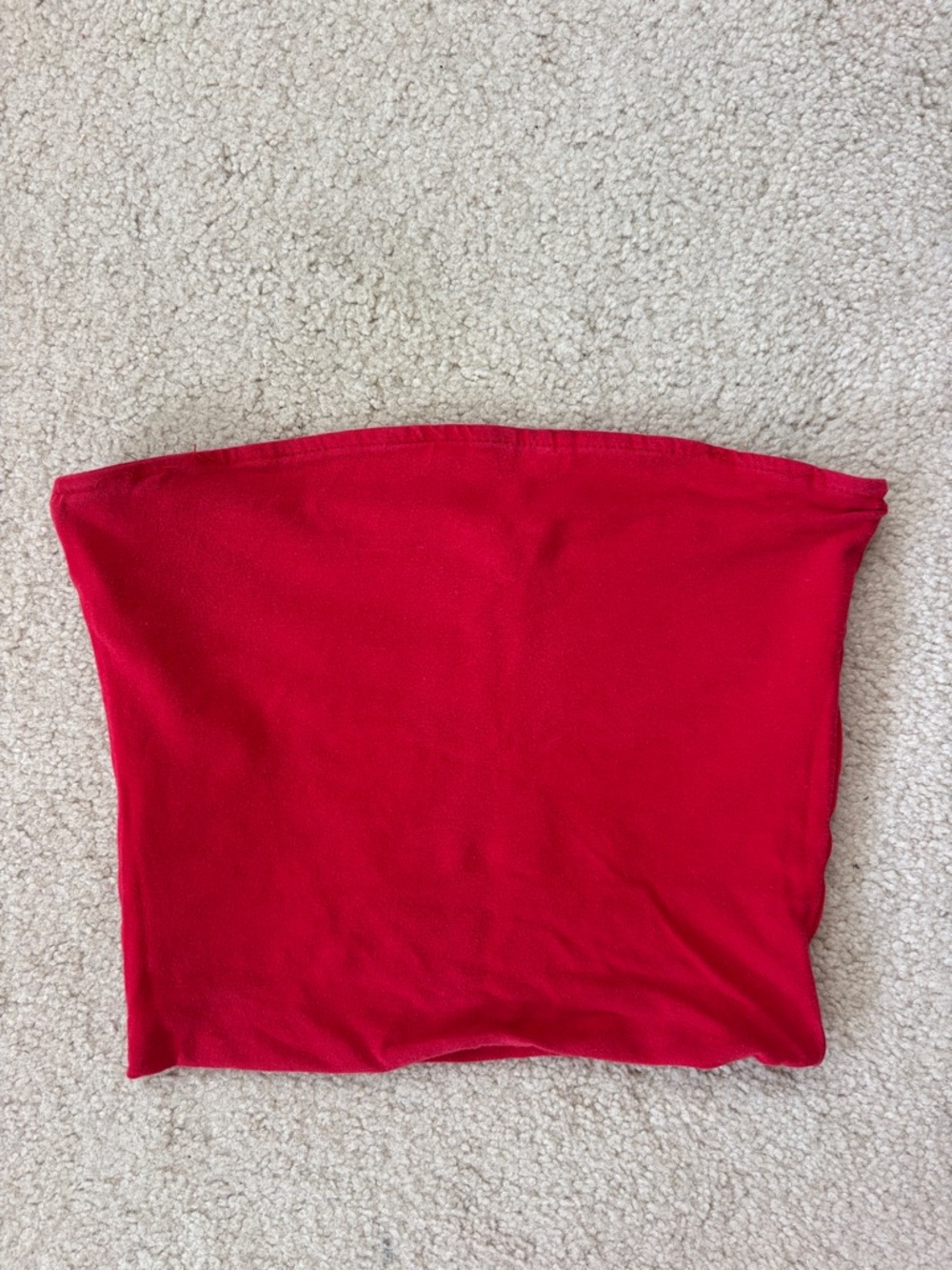 Full Tilt Red Strapless Tube Top